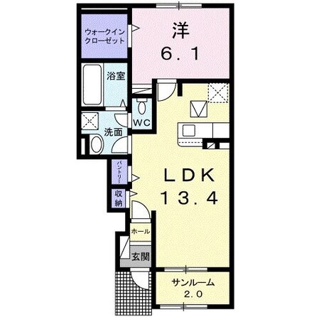 スクルドの物件間取画像